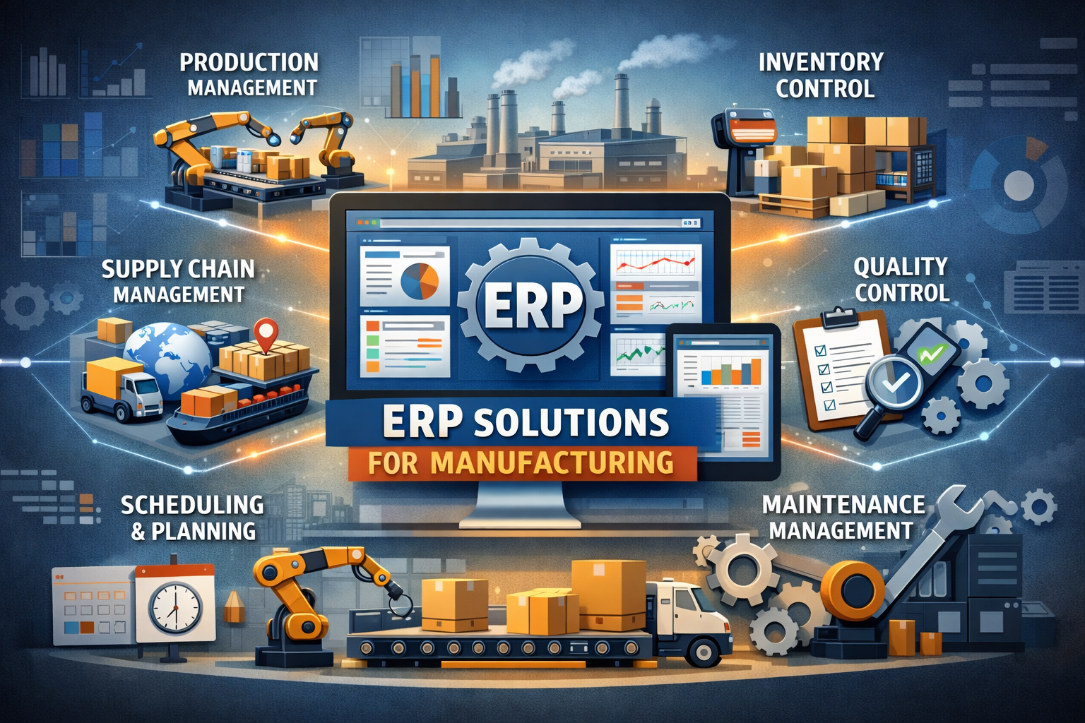 Best 10 ERP Systems for the Manufacturing Industry